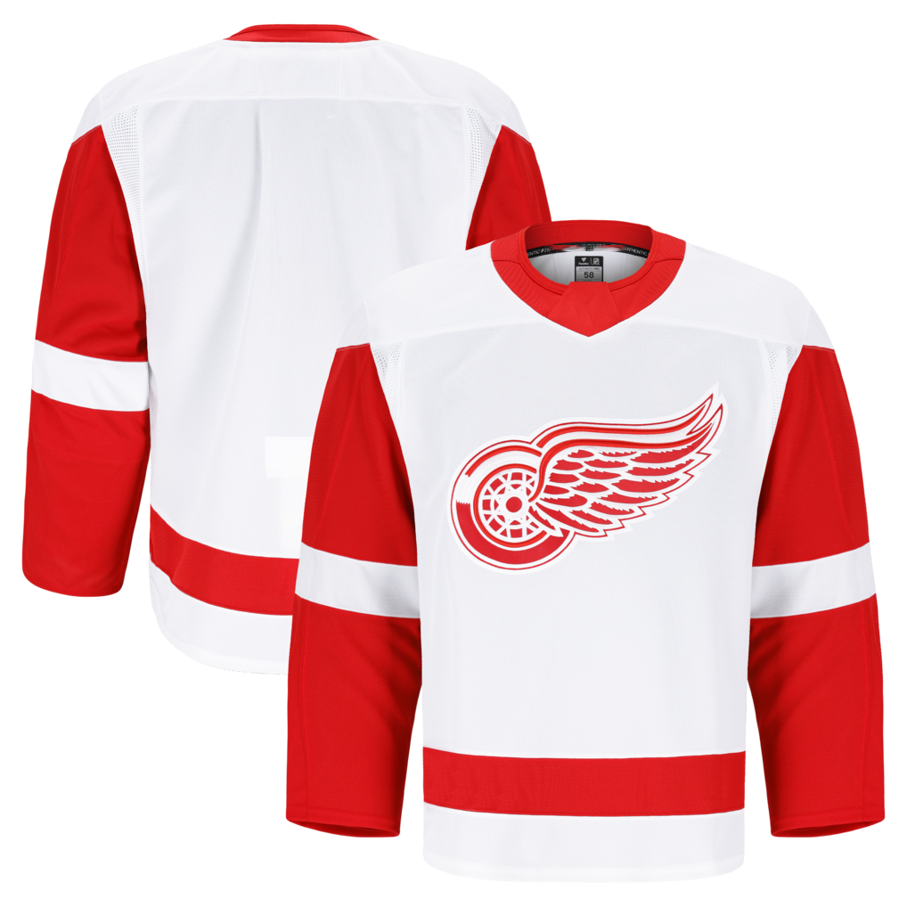 Perkns D.Red wings White Away Authentic Pro Jerseys