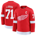 Perkns D.Red wings #71 Dylan Larkin Red Home Premium Jerseys