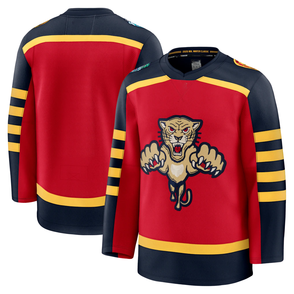 Perkns F.Panthers Red 2026 Winter Classic Premium Jerseys