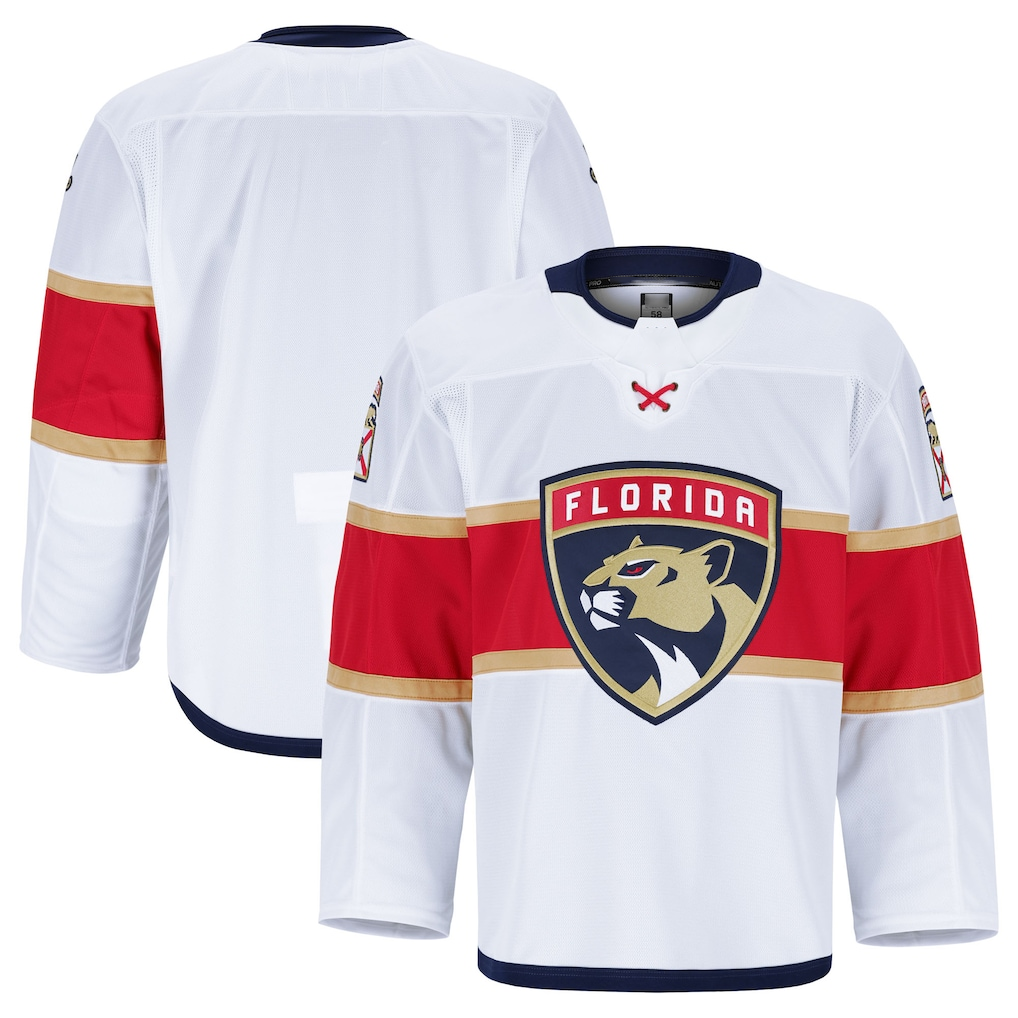 Perkns F.Panthers White Away Authentic Pro Jerseys