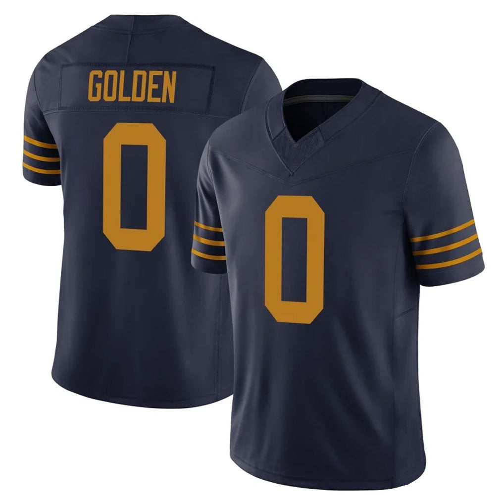 Perkns GB.Packers #0 Matthew Golden Player Navy The 1923 Classic Vapor F.U.S.E. Home Game Stitched Jerseys
