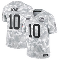 Perkns GB.Packers #10 Jordan Love Player Arctic Camo Salute to Service Limited Stitched Jerseys