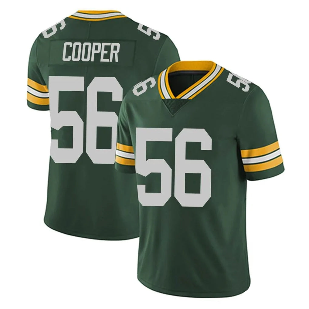 Perkns GB.Packers #56 Edgerrin Cooper Player Green Vapor Untouchable Limited Home Game Stitched Jerseys