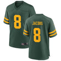 Perkns GB.Packers #8 Josh Jacobs Player Green Home Replica Stitched Jerseys