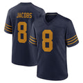 Perkns GB.Packers #8 Josh Jacobs Player Navy The 1923 Classic Game Stitched Jersey