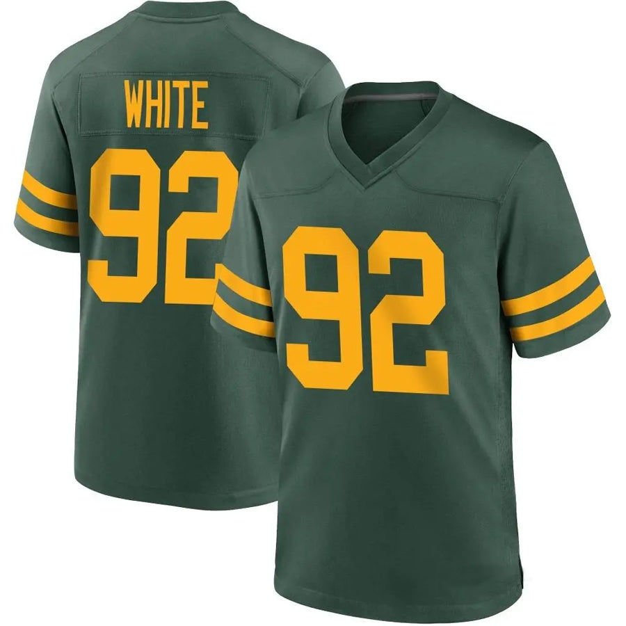 Perkns  GB.Packers #92 Reggie White Player Limited Green Alternate Vapor Stitched Jerseys