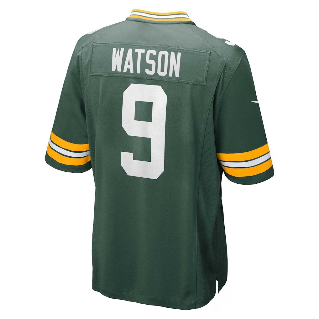 Perkns GB.Packers #9 Christian Watson Green Game Stitched Jerseys