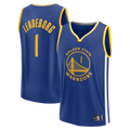 Perkns G.State Warriors #1 Yaxel Lendeborg Royal 2026  Draft First Round Pick Fast Break Jerseys - Icon Edition