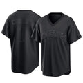 Perkns H.Astros #1 Carlos Correa Player Black Fashion T-shirt Home Game Stitched Jerseys