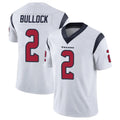 Perkns H.Texans #2 Calen Bullock Player White Limited Vapor Untouchable Home Game Stitched Jerseys