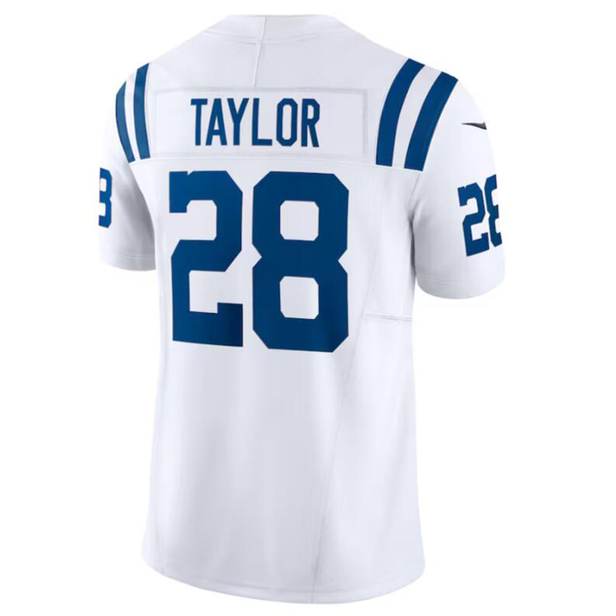 Perkns IN.Colts #28 Jonathan Taylor White Vapor F.U.S.E. Limited Jersey American Stitched Jersey