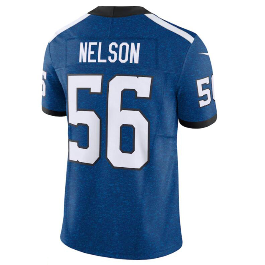 Perkns IN.Colts #56 Quenton Nelson Blue Vapor F.U.S.E. Limited Jersey American Stitched Jerseys