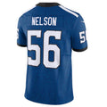 Perkns IN.Colts #56 Quenton Nelson Blue Vapor F.U.S.E. Limited Jersey American Stitched Jerseys