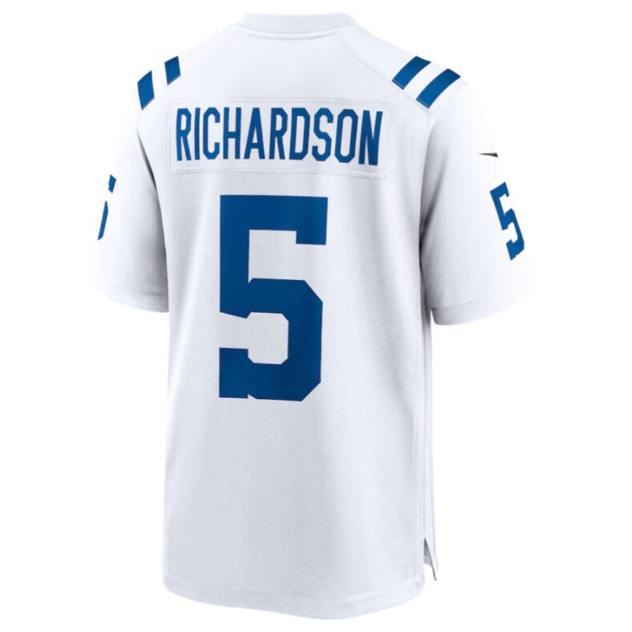 Perkns IN.Colts #5 Anthony Richardson White 2023 Draft First Round Pick Game Stitched Jerseys