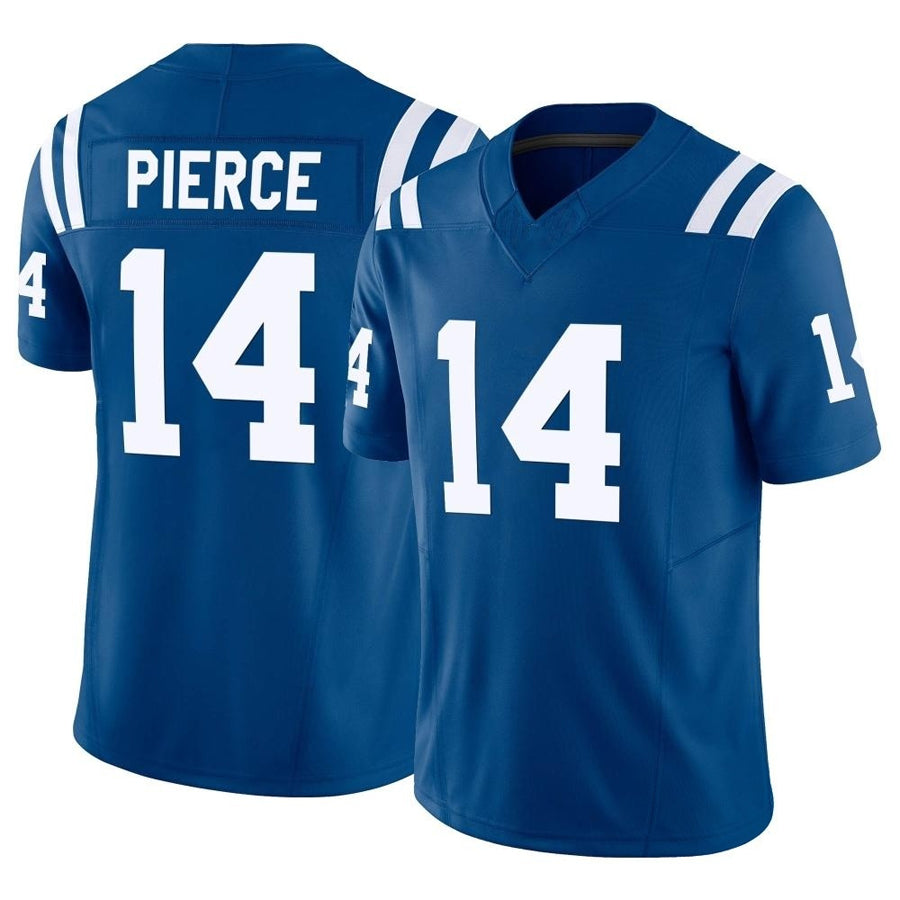 Perkns IN.Colts #14 Alec Pierce Player Royal Vapor F.U.S.E. Limited Game Stitched Jerseys