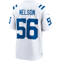 Perkns IN.Colts #56 Quenton Nelson White Game Player Stitched Jerseys