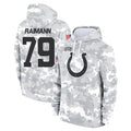 Perkns IN.Colts #79 Bernhard Raimann Player Arctic Camo Salute to Service Hoodies Limited Game Stitched Jerseys