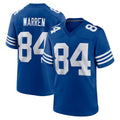 Perkns IN.Colts #84 Tyler Warren Player Royal Limited Home Game Stitched Jerseys