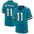 Perkns J.Jaguars #11 Parker Washington Player Legend Teal Game Stitched Jerseys