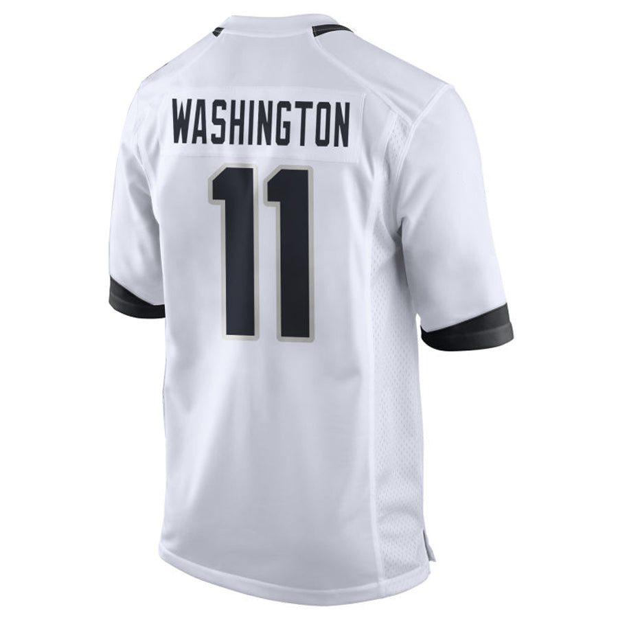 Perkns J.Jaguars #11 Parker Washington Player White Home Game Stitched Jerseys