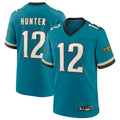 Perkns J.Jaguars #12 Travis Hunter Player Teal Replica Limited Stitched Jerseys