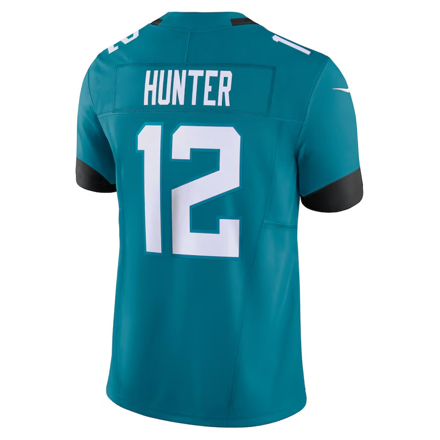 Perkns J.Jaguars #12 Travis Hunter Player Teal Vapor Limited Game Stitched Jerseys