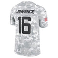 Perkns J.Jaguars #16 Trevor Lawrence Arctic Camo 2024 Salute to Service Limited Stitched Jerseys