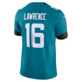 Perkns J.Jaguars #16 Trevor Lawrence Teal Vapor F.U.S.E. Limited Stitched Jerseys