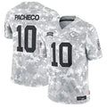 Perkns KC.Chiefs #10 Isiah Pacheco Player Arctic Camo Salute to Service Limited Stitched Jerseys
