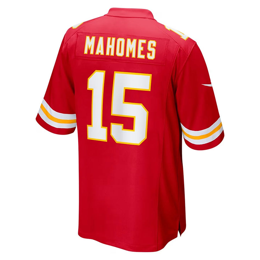 Perkns KC.Chiefs #15 Patrick Mahomes Player Red Home Game Stitched Jerseys