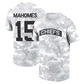 Perkns KC.Chiefs #15 Patrick Mahomes Player Salute to Service Hoodies & T-Shirts Stitched Jerseys