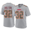 Perkns KC.Chiefs #32 Nick Bolton Player Gray Limited Game Stitched Jerseys