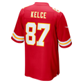 Perkns KC.Chiefs #87 Travis Kelce Red Game Stitched Jerseys