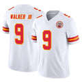 Perkns KC.Chiefs #9 Kenneth Walker III Player White Limited Vapor F.U.S.E. Home Game Stitched Jerseys