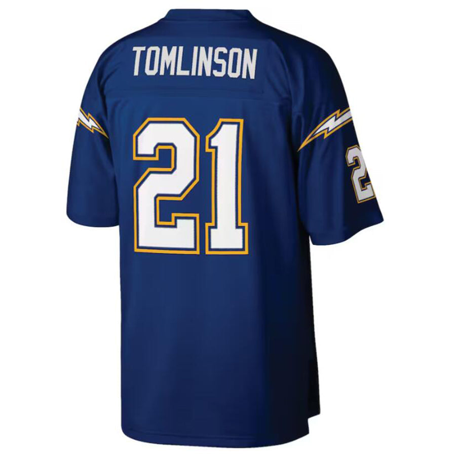 Perkns LA.Chargers #21 LaDainian Tomlinson Mitchell & Ness Navy Retired Player Legacy Replica Jersey Stitched Jerseys