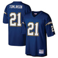 Perkns LA.Chargers #21 LaDainian Tomlinson Mitchell & Ness Navy Retired Player Legacy Replica Jersey Stitched Jersey