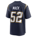 Perkns LA.Chargers #52 Khalil Mack Player Navy Alternate Game Stitched Jerseys