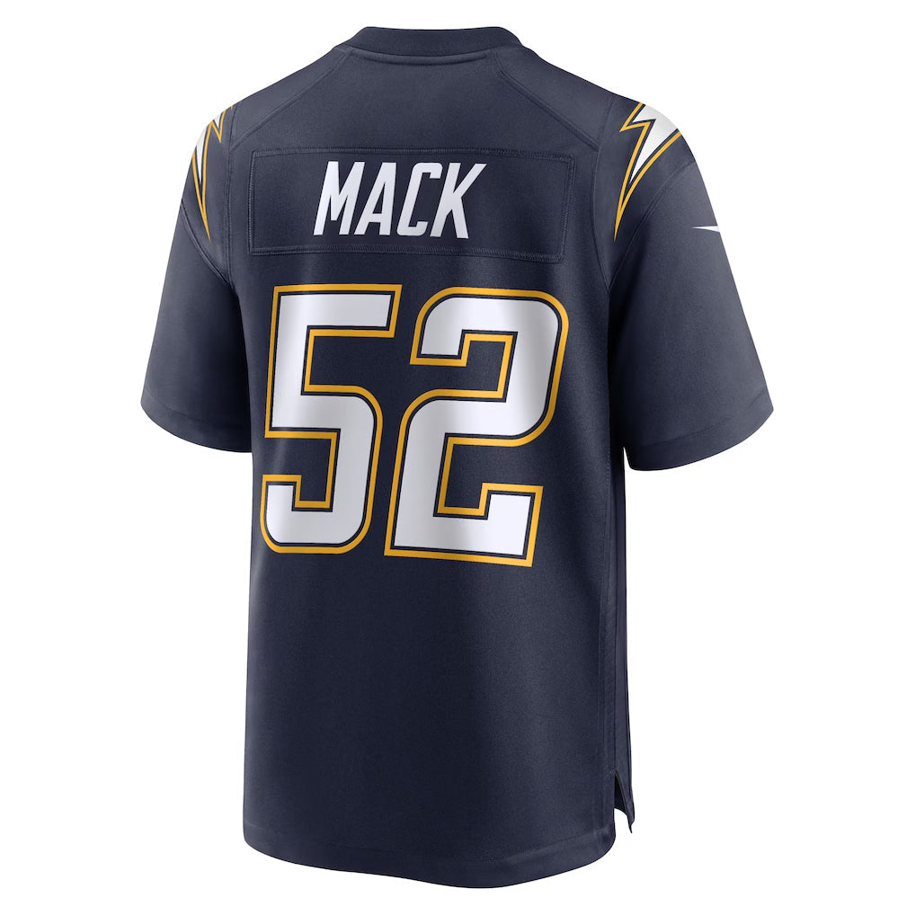 Perkns LA.Chargers #52 Khalil Mack Player Navy Alternate Game Stitched Jerseys