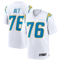 Perkns LA.Chargers #76 Joe Alt White 2024 Draft First Round Pick Player Game Jersey American Stitched Jerseys