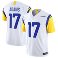 Perkns LA.Rams #17 Davante Adams Player White F.U.S.E. Limited Stitched Jerseys