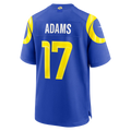 Perkns LA.Rams #17 Davante Adams Royal Team Game Player Stitched Jerseys