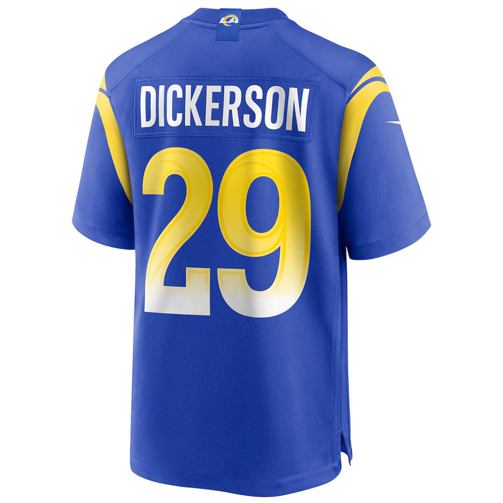 Perkns LA.Rams #29 Eric Dickerson Player Royal Home Game Stitched Jersey