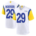 Perkns LA.Rams #29 Eric Dickerson Player White Home Game Stitched Jerseys
