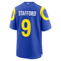 Perkns LA.Rams #9 Matthew Stafford Royal Team Game Player Stitched Jerseys