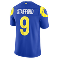 Perkns LA.Rams #9 Matthew Stafford Royal Team Vapor F.U.S.E. Stitched Limited Jerseys