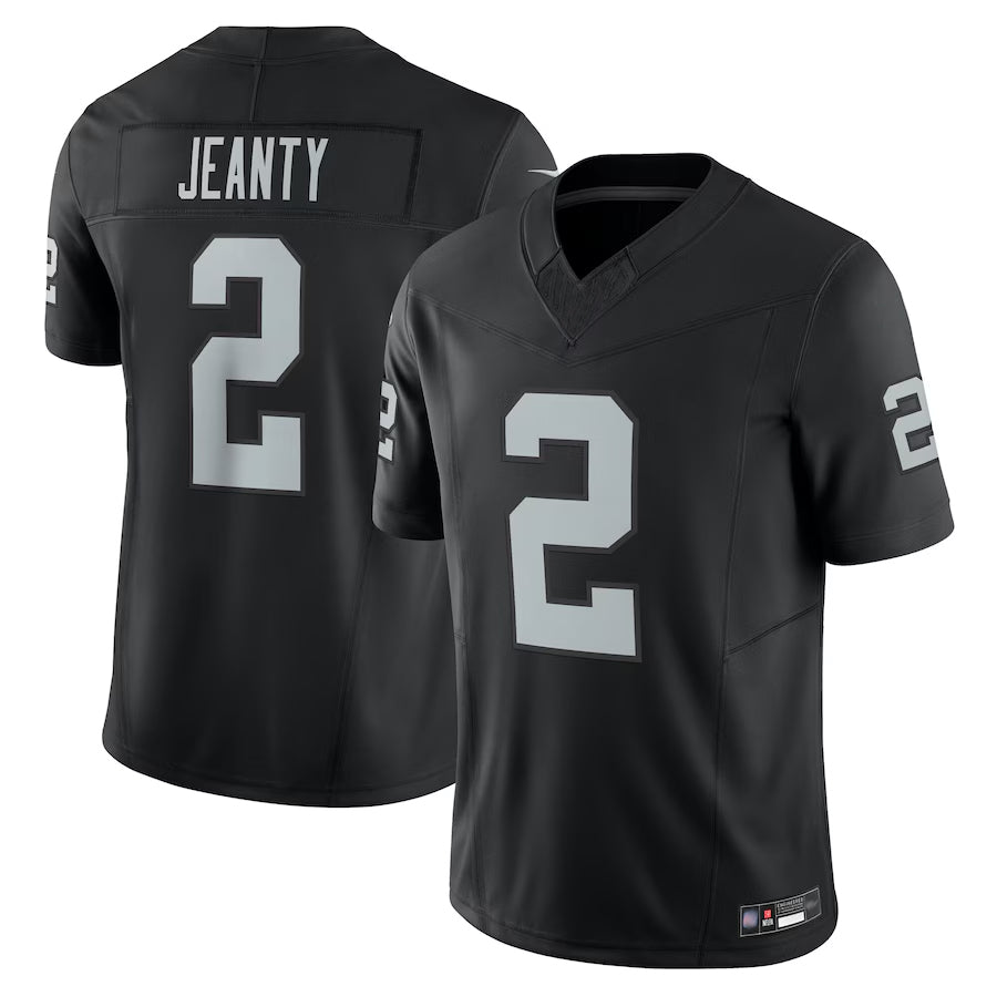 Perkns LV.Raiders #2 Ashton Jeanty Player Black Home Limited Stitched Jerseys