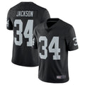 Perkns LV.Raiders #34 Bo Jackson Player Black Vapor Limited Stitched Jerseys