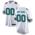 Perkns Custom M.Dolphins Game Secondary Alternate Stitched Jerseys