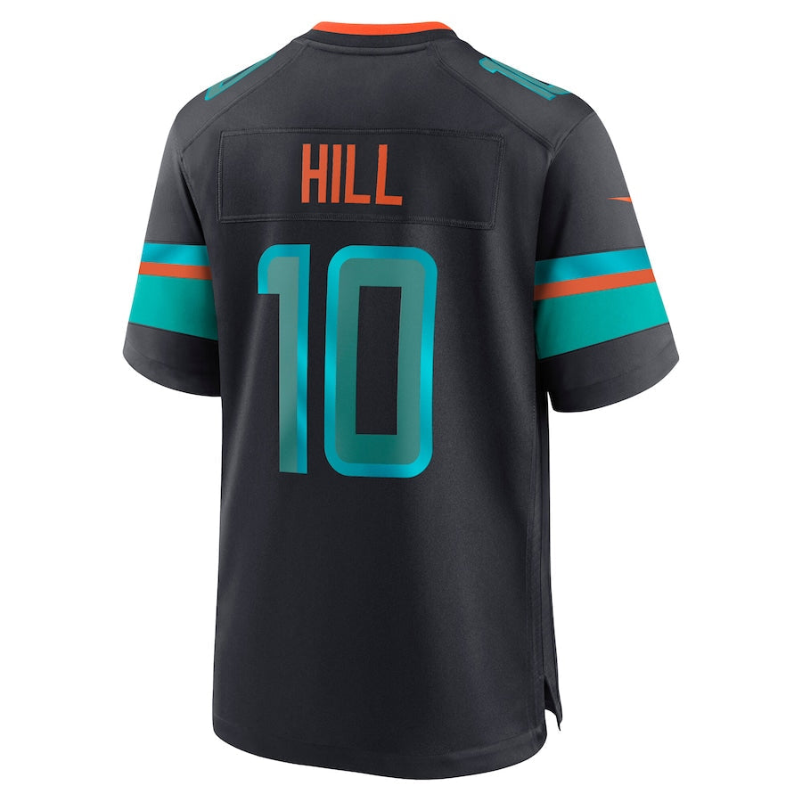Perkns M.Dolphins #10 Tyreek Hill Player Blue Rivalries Collection Game Stitched Jersey