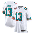 Perkns M.Dolphins #13 Dan Marino White Retired Player Jersey American Stitched Jerseys